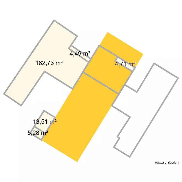 Amandine 2. Plan de 5 pièces et 211 m² Amandine 2. Plan de 5 pièces et 211 m²