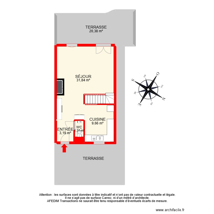 BI 24813. Plan de 16 pièces et 143 m2