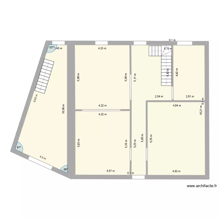 Taillefer Rez de chauss&eacute;e. Plan de 