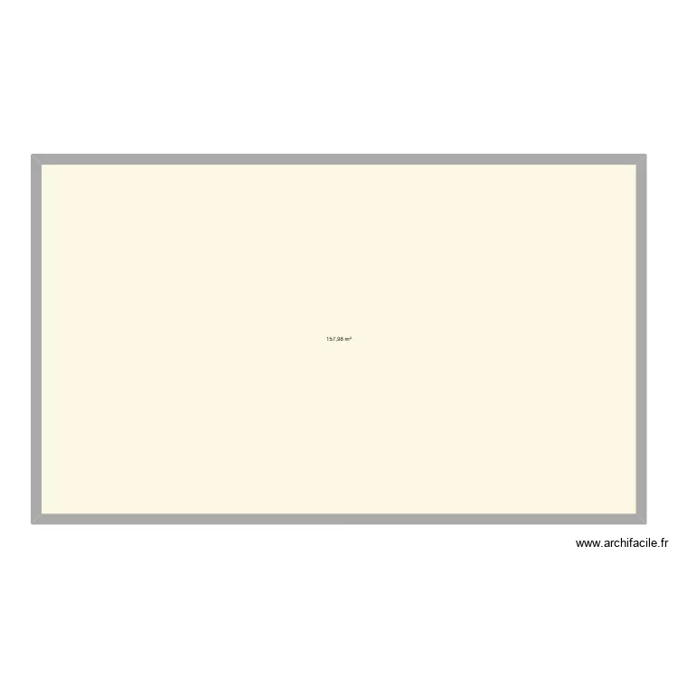 Plan gare 3D. Plan de 1  et 158 m²