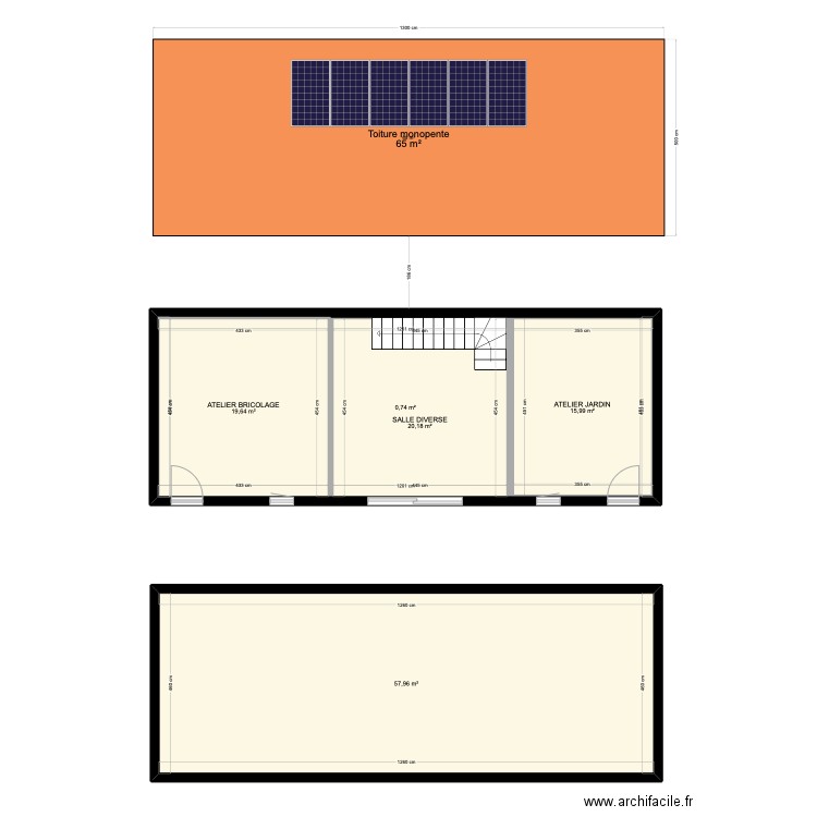 DAMMARTIN. Plan de 5 pièces et 172 m2