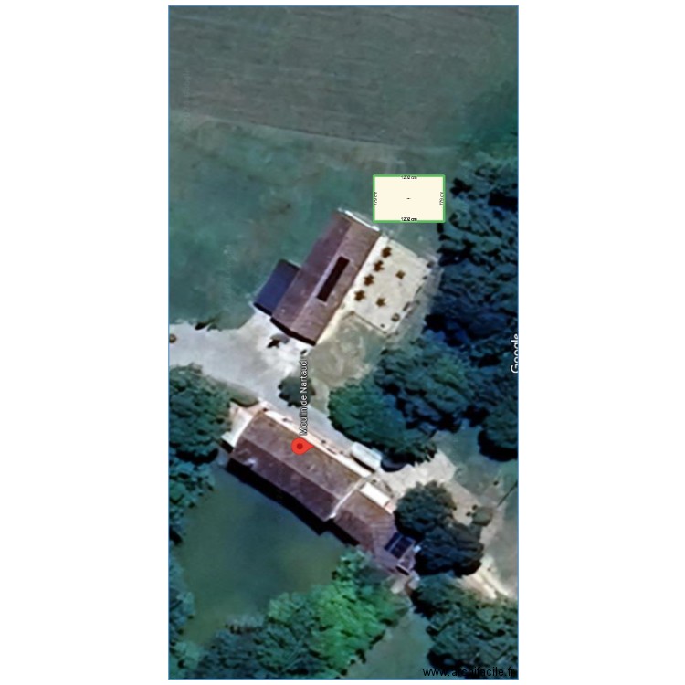 moulin. Plan de 0 pièce et 0 m2