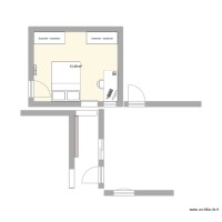 chambre + couloir