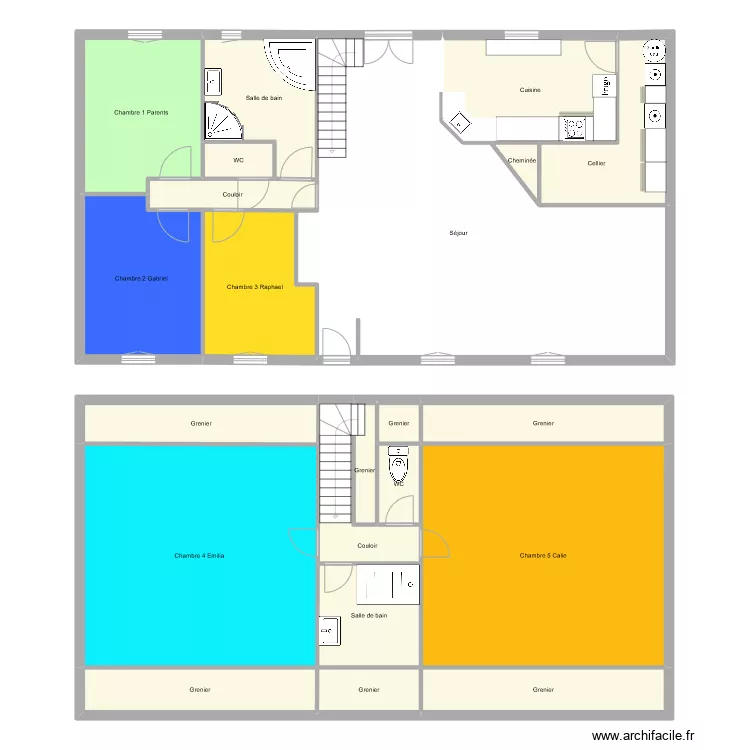 maison la chariter. Plan de maison la chariter. Plan de