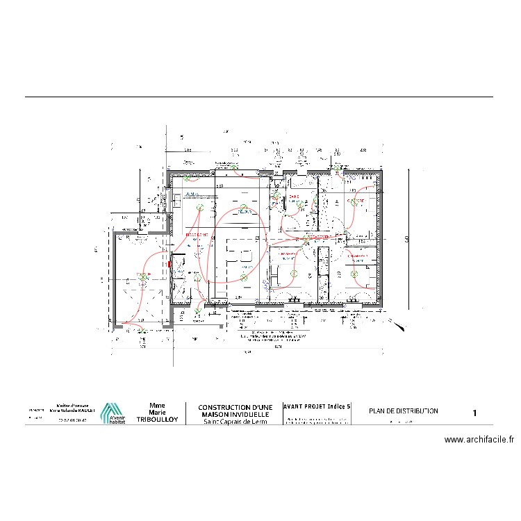 TRIBOULLOY. Plan de 0 pièce et 0 m2