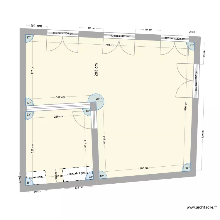 jean marc test. Plan de 2 et 44 m² jean marc test. Plan de 2 et 44 m²