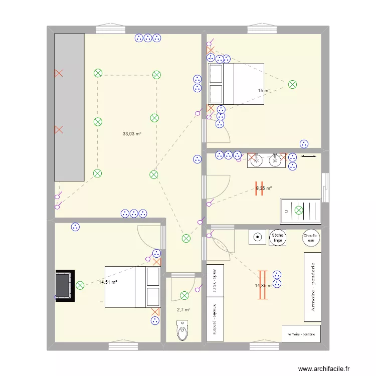ETAGE. Plan de ETAGE. Plan de
