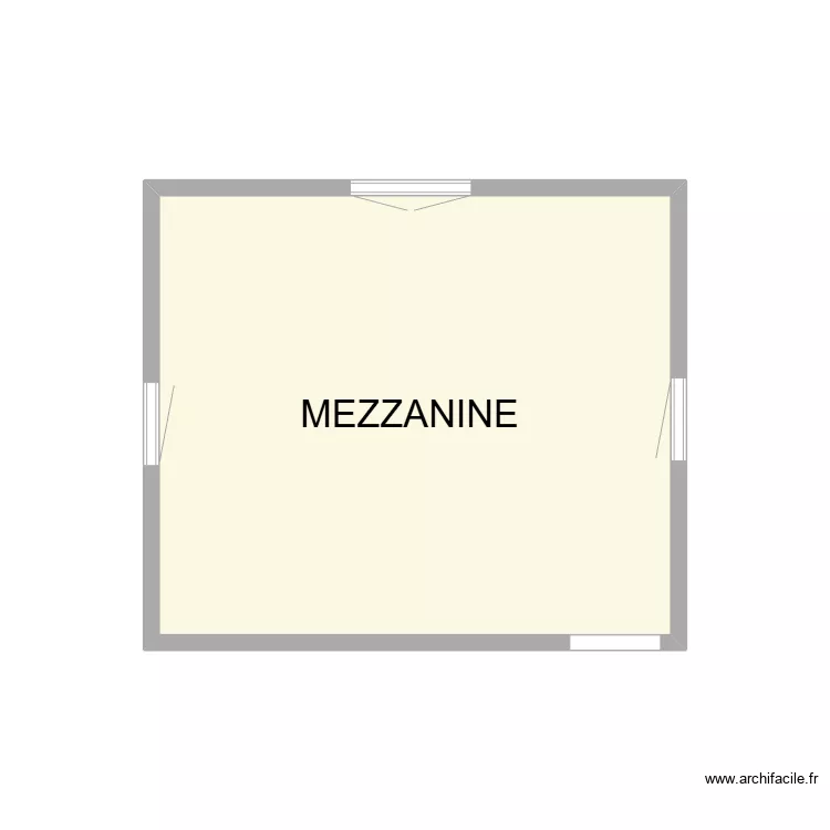 MEZZANINE VAUVERT SHCUMAN. Plan de MEZZANINE VAUVERT SHCUMAN. Plan de