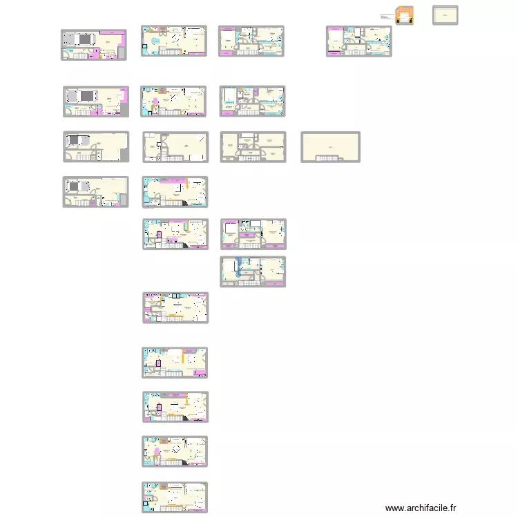 Exam Archi. Plan de 138  et 878 m²