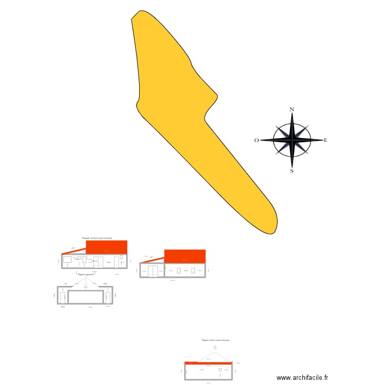 geo. Plan de 7 pièces et 111 m2