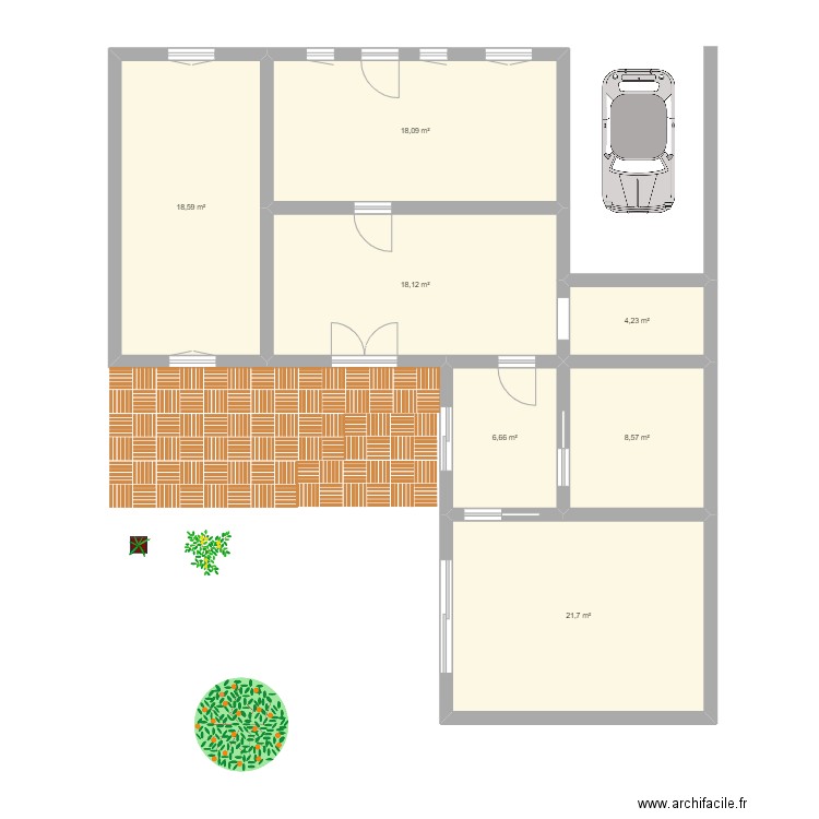 Appt 1. Plan de 0 pièce et 0 m2