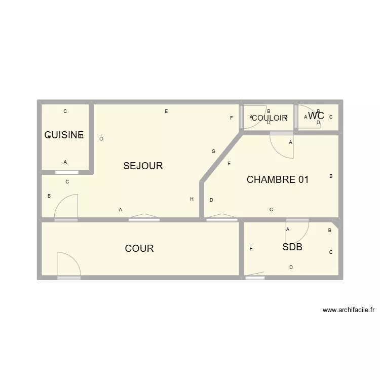 PLAN RDC APPART 02 GAUCHE BON ENFANT PLB. Plan de PLAN RDC APPART 02 GAUCHE BON ENFANT PLB. Plan de