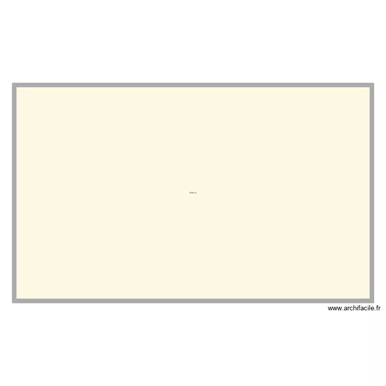 Test 1. Plan de 1  et 375 m²