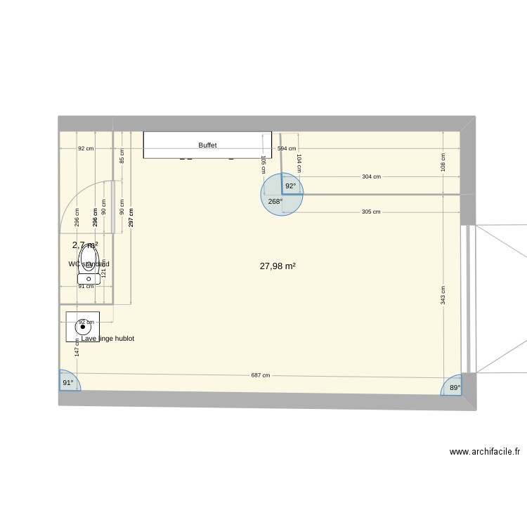 plan st hilaire garage. Plan de 0 pièce et 0 m2
