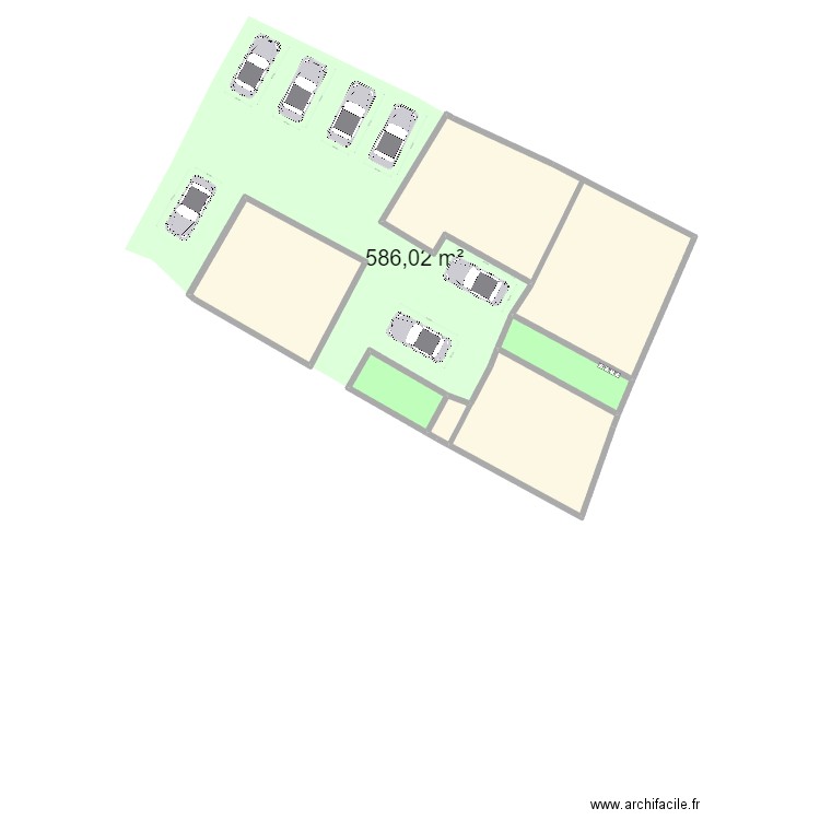 PLAN STATIONNEMENT BRAY SAINT AIGNAN. Plan de 6 pièces et 297 m2