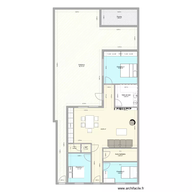 Projet STCR - v4. Plan de 10  et 184 m²