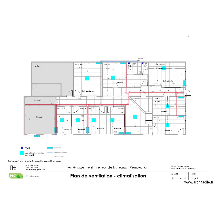 HCE Plan d'implantation. Plan de 0 pièce et 0 m2