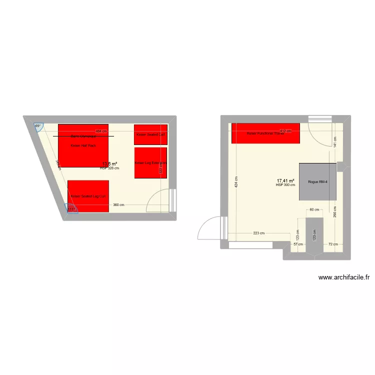 Atelier. Plan de 