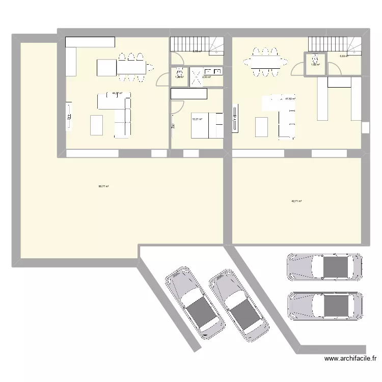 Manziat 2 lots. Plan de Manziat 2 lots. Plan de