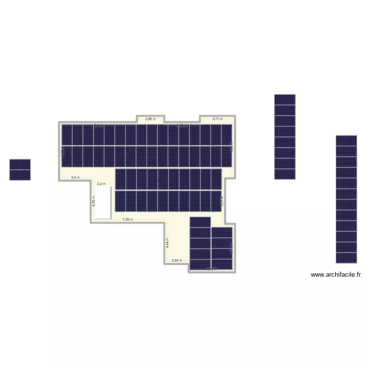 KOSSA. Plan de 1 et 225 m² KOSSA. Plan de 1 et 225 m²