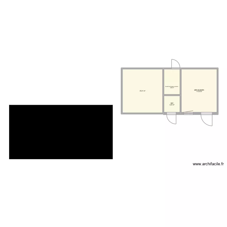 abri de jardin Antheit. Plan de 4 et 45 m² abri de jardin Antheit. Plan de 4 et 45 m²