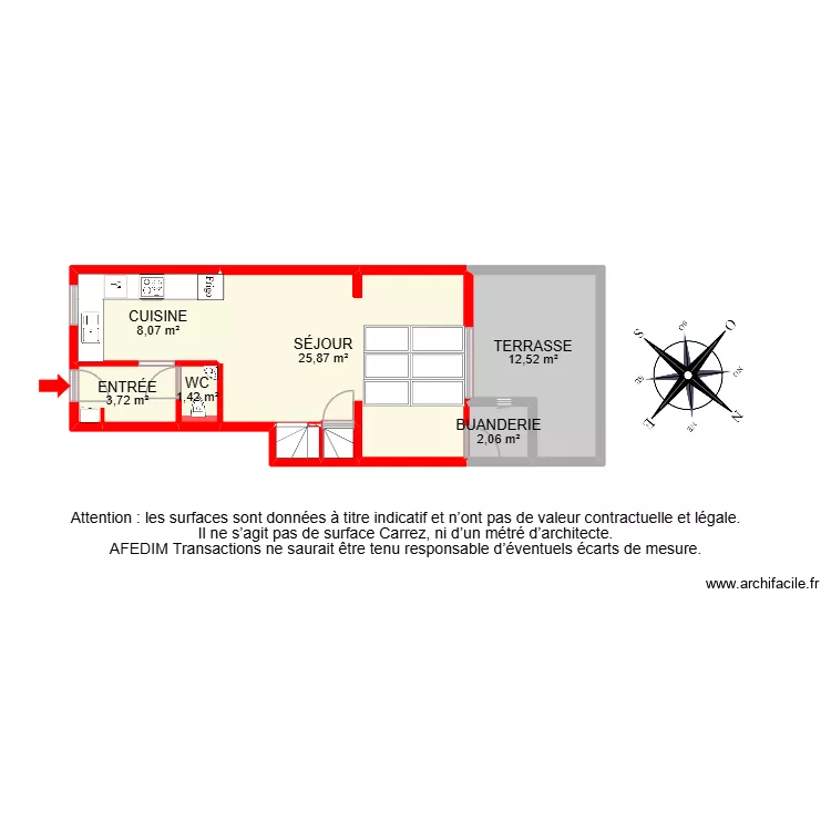 BI 33726. Plan de 20  et 119 m²