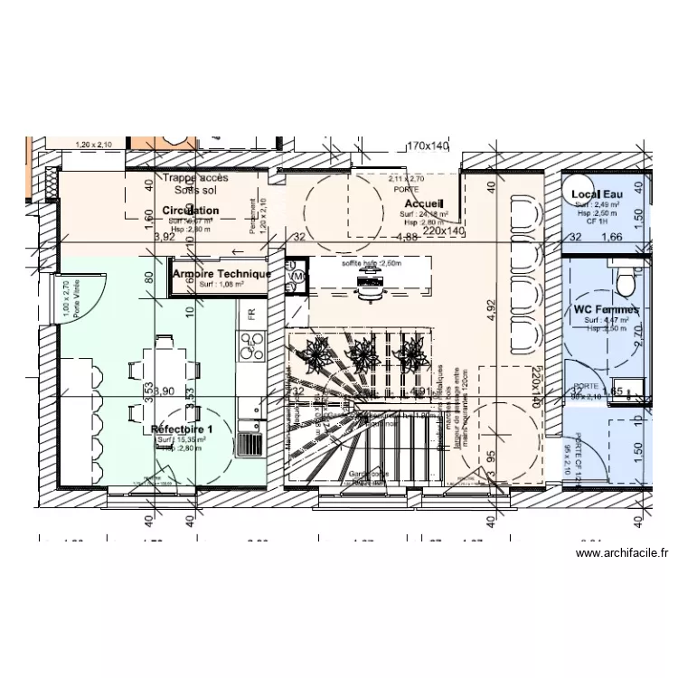 FRETIN VMC ACCEUIL. Plan de FRETIN VMC ACCEUIL. Plan de