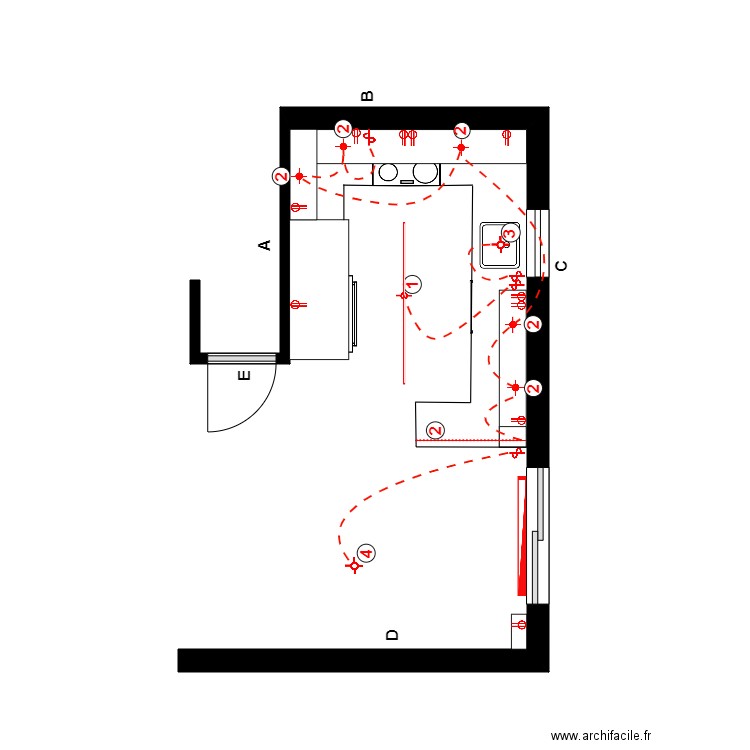 Noonan électrique. Plan de 0 pièce et 0 m2