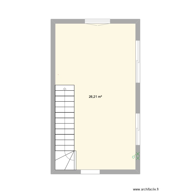 nouveau schéma éclairage RDC 1mars. Plan de 1 pièce et 26 m2