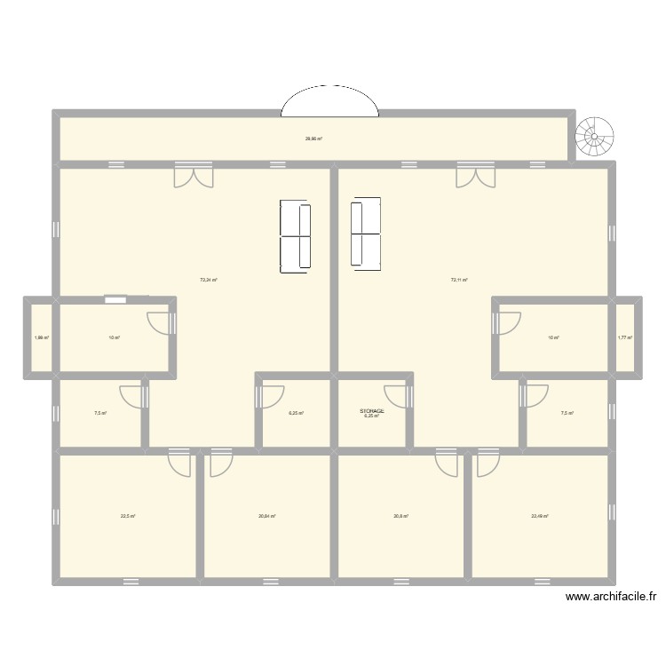R+1 KAOU BA TEST 1. Plan de 0 pièce et 0 m2
