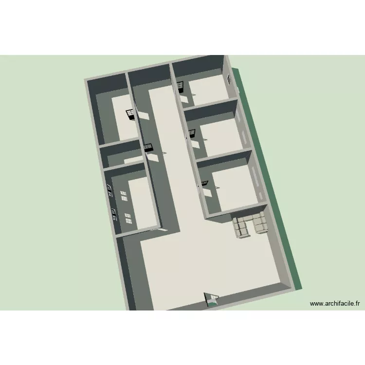 maison de djibril. Plan de 7 Pièces et 252 m² maison de djibril. Plan de 7 Pièces et 252 m²