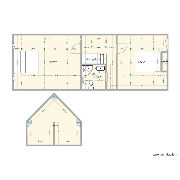 aménagement étage Valérie. Plan de 0 pièce et 0 m2 aménagement étage Valérie. Plan de 0 pièce et 0 m2