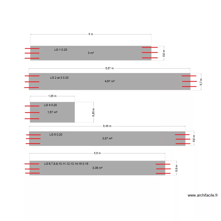 Andrieux  LG. Plan de 