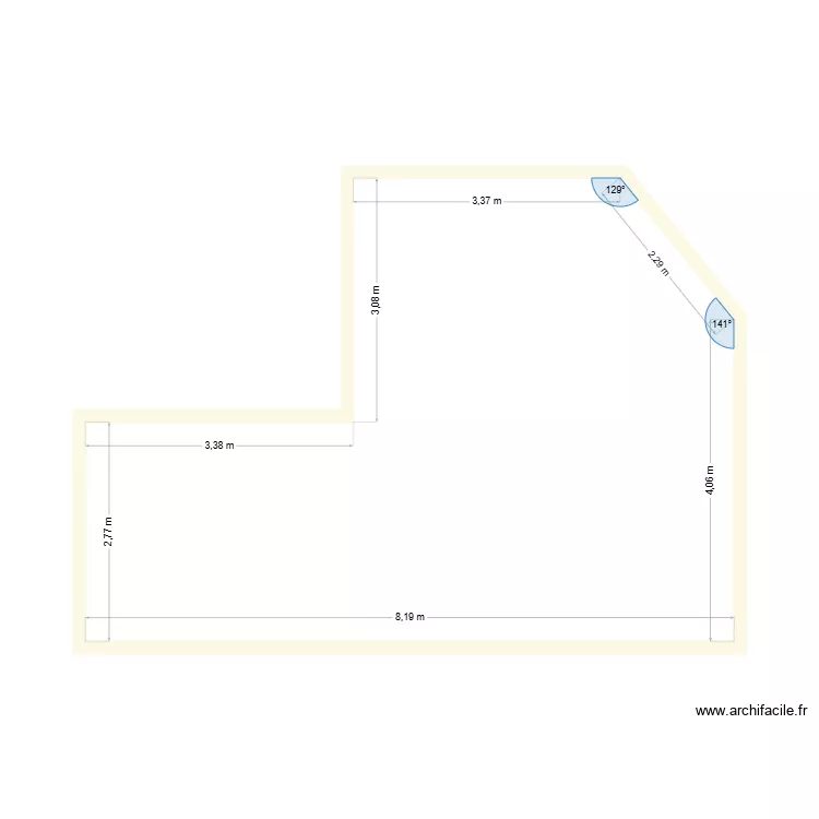 coté. Plan de 1 et 36 m² coté. Plan de 1 et 36 m²