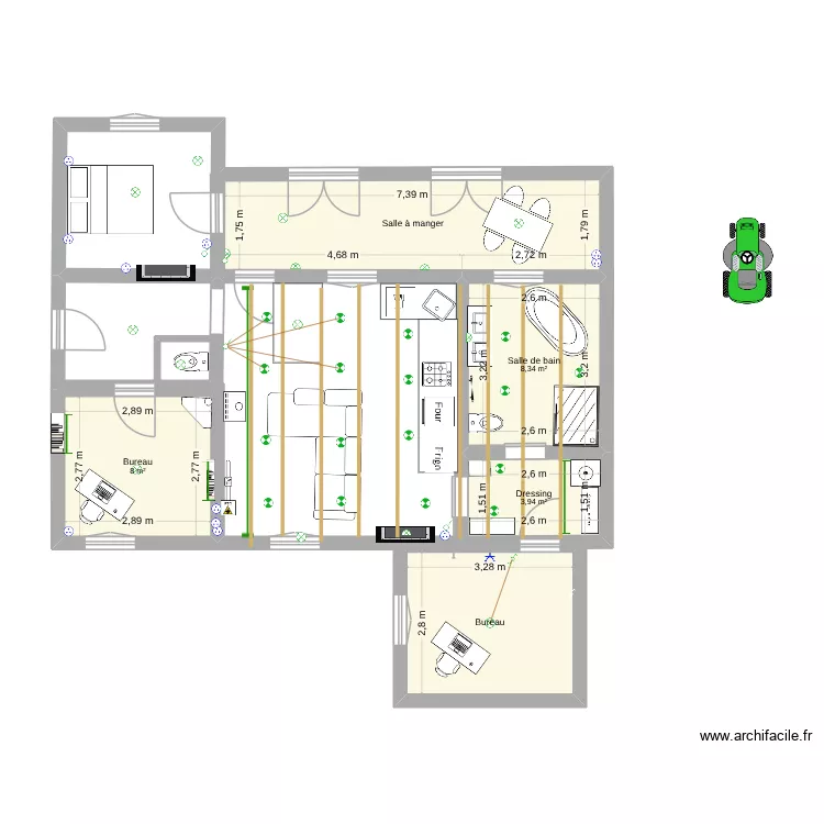 Plan Électrique Presbytère 17DEC2025 REV1. Plan de 5 et 43 m² Plan Électrique Presbytère 17DEC2025 REV1. Plan de 5 et 43 m²