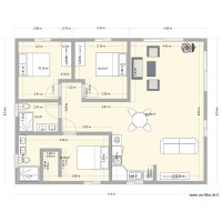 maison 88 m²  terrasse intégré mod 2