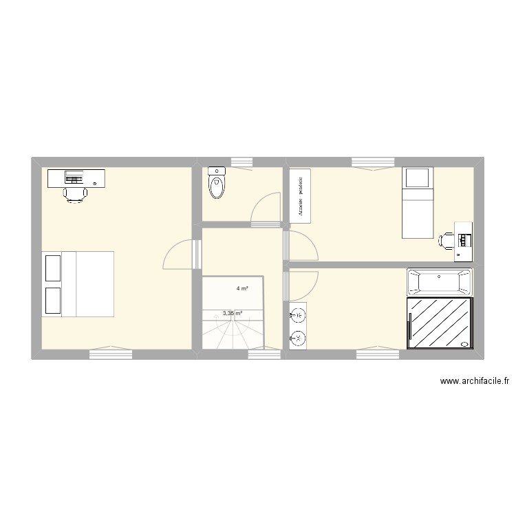 collet. Plan de 0 pièce et 0 m2