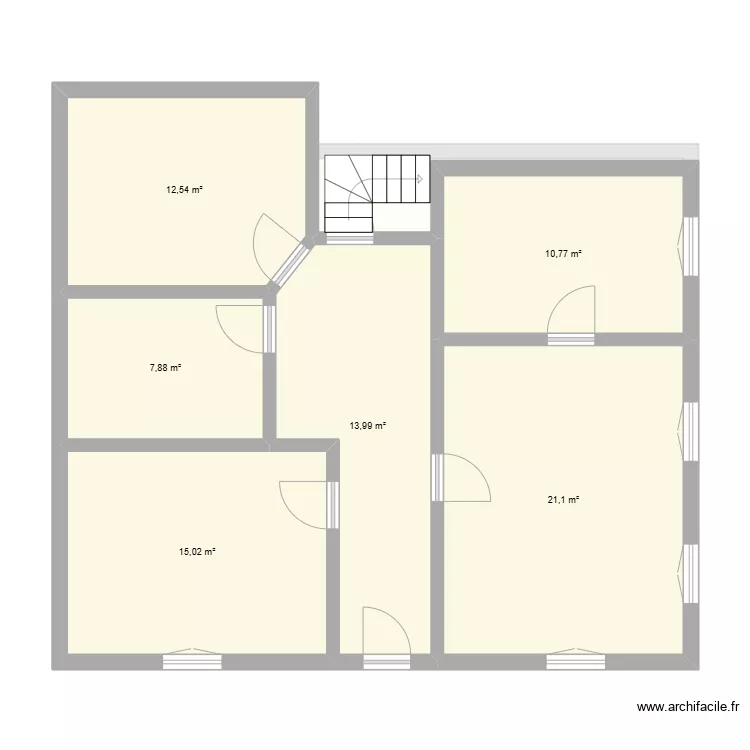 Etage Grandvillard. Plan de Etage Grandvillard. Plan de