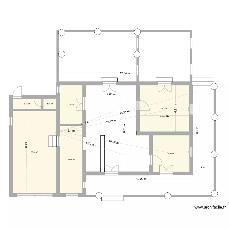 Maison Diégo. Avec terrasse.. Plan de Maison Diégo. Avec terrasse.. Plan de