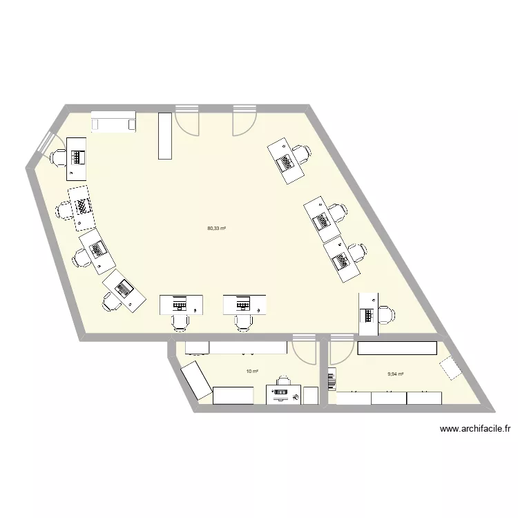 Plan conseil. Plan de 3  et 100 m²
