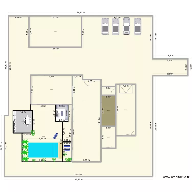 plan maison extension carport. Plan de 12 et 1768 m² plan maison extension carport. Plan de 12 et 1768 m²