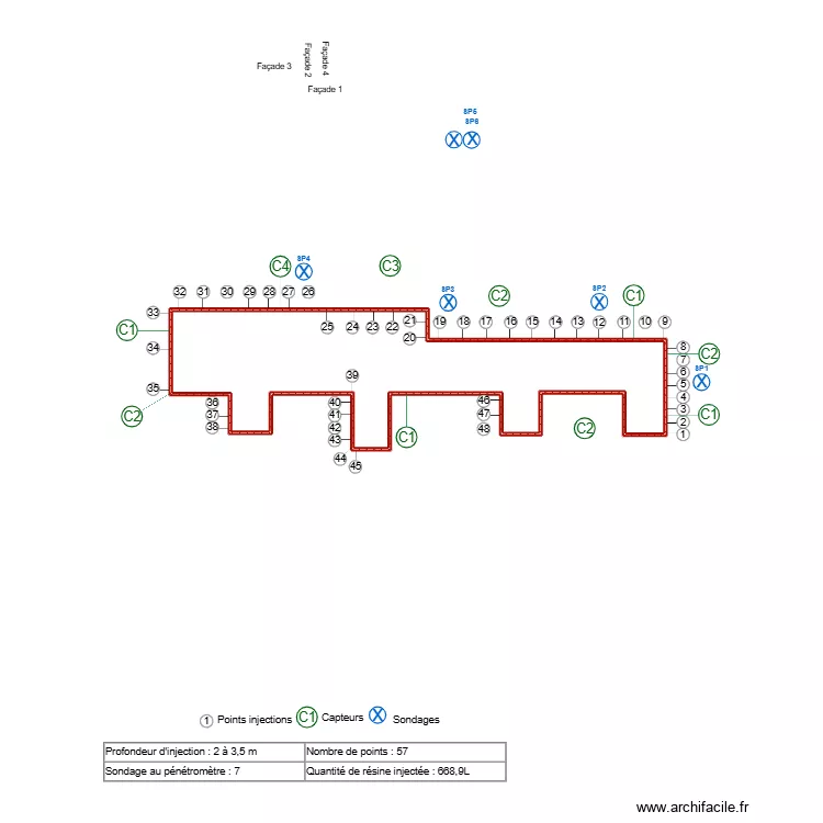 Dal Canton. Plan de 1 et 23 m² Dal Canton. Plan de 1 et 23 m²