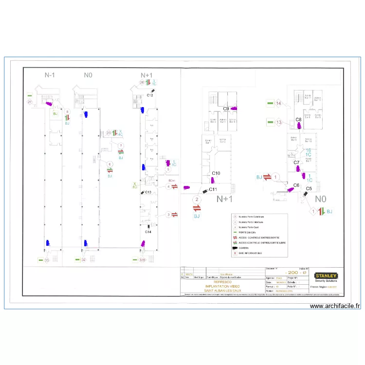 refresco bureau. Plan de 