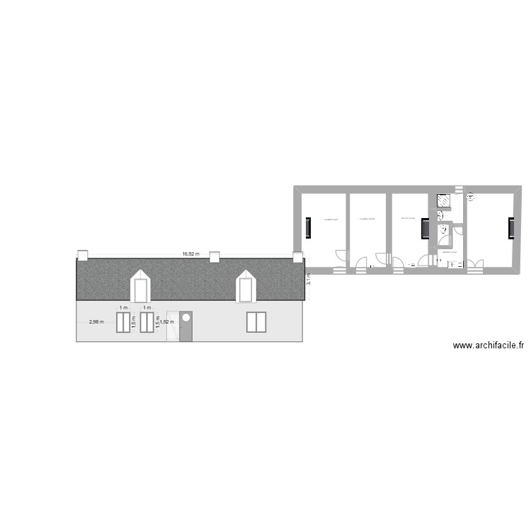 GC Projet. Plan de 0 pièce et 0 m2