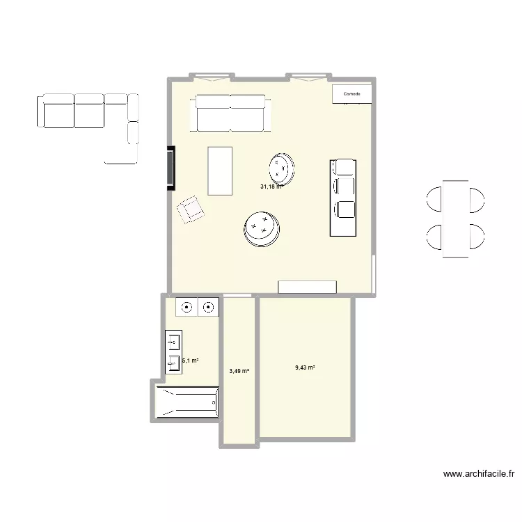 Vauvilliers. Plan de 