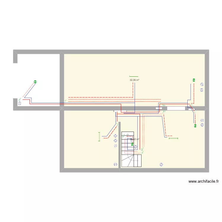 Houilles elec 3. Plan de 