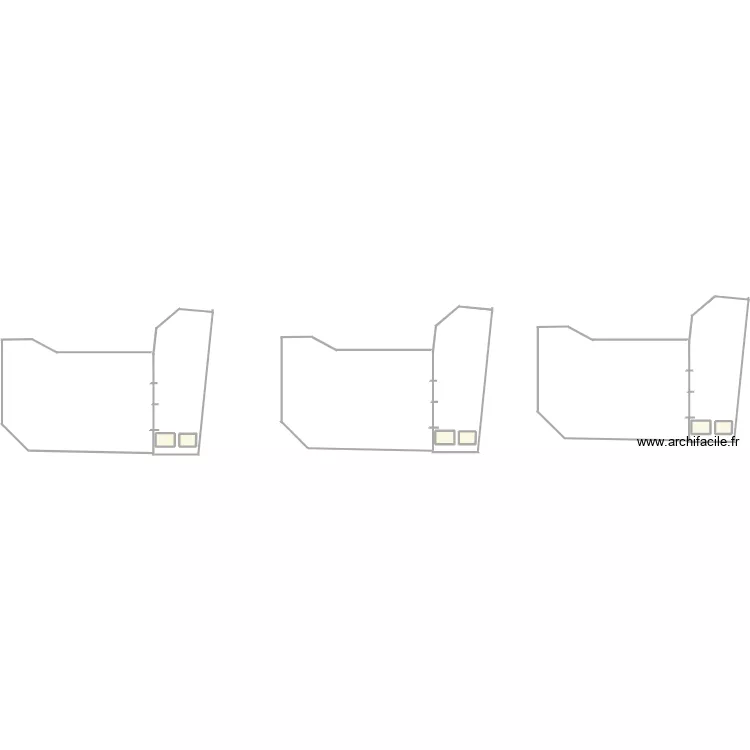 test terrain. Plan de 6  et 558 m²