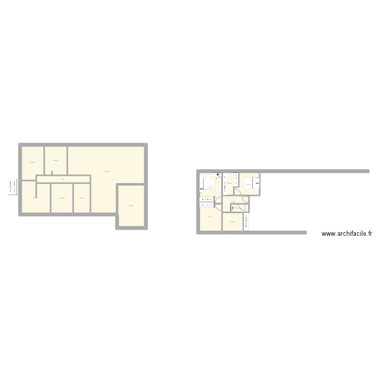 Maison Laurie. Plan de 15 pièces et 174 m2