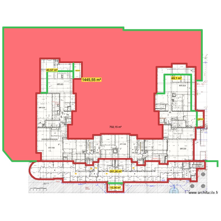 127561-plan. Plan de 8 pièces et 2548 m2