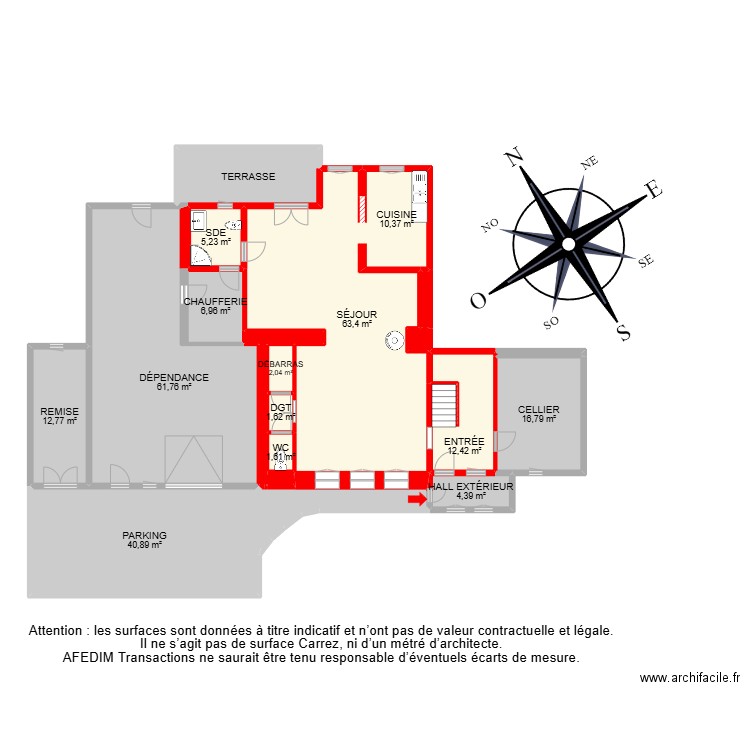 BI23997. Plan de 38 pièces et 479 m2